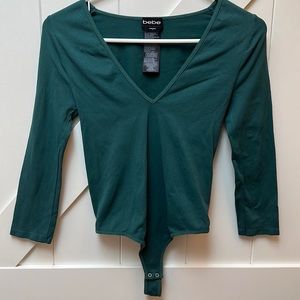 Bebe V Neck Bodysuit